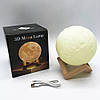 Настільний світильник Місяць 10,5см, с USB, Magic 3D Moon / Лампа місяць / Світильник нічник дитячий / Нічний місяць, фото 10