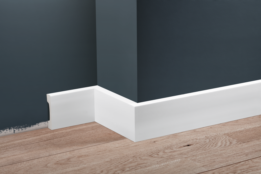 Плінтус підлоговий Cezar LPC-23 (6,8х1,5)см, довжина 2м, фото 1