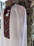 Вишиванка чоловіча ручна робота розмір 54 довгий рукав, фото 6