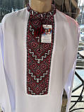Вишиванка чоловіча ручна робота розмір 54 довгий рукав, фото 2
