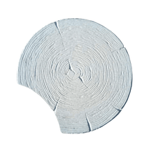 Плитка тротуарна "Пеньок" вібролита 500х40 мм Сіра