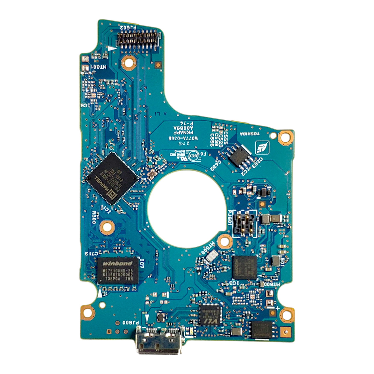 Плата HDD PCB G0089A FKNAPF Toshiba MQ04UBB400