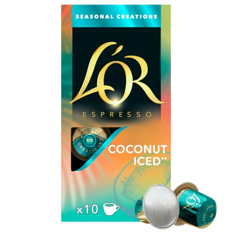 Nespresso капсули L'OR Iced Coconut Limited Creations Льор кава з нотками кокоса