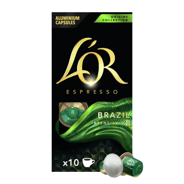 Nespresso капсули L'OR Espresso Brazil Origins Льор неспресо арабіка Бразилія