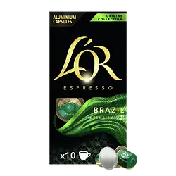 Nespresso капсули L'OR Espresso Brazil Origins Льор неспресо арабіка Бразилія