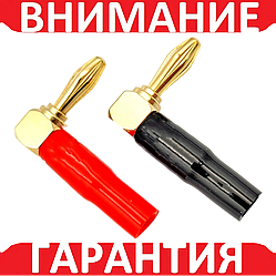 Кутові штекери типу "БАНАН" для щупів мультиметра 4 мм