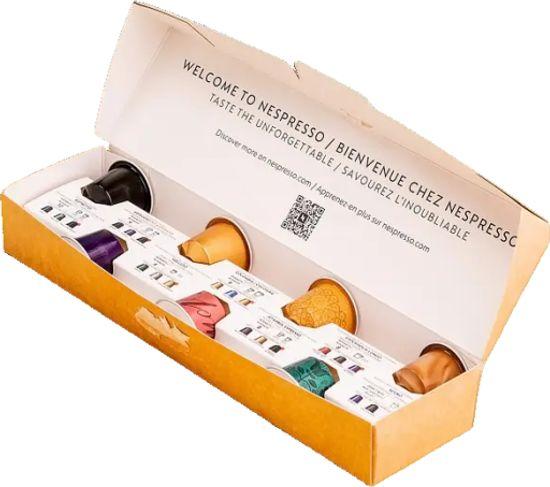 Мікс капсул Nespresso 7 шт Швейцарія Дегустаційний набір різні смаки неспресо