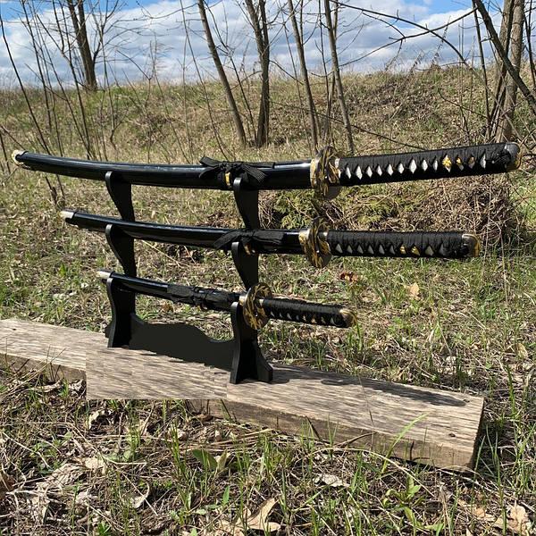 Катана колекційна 3 в 1 + підставка, фото 1