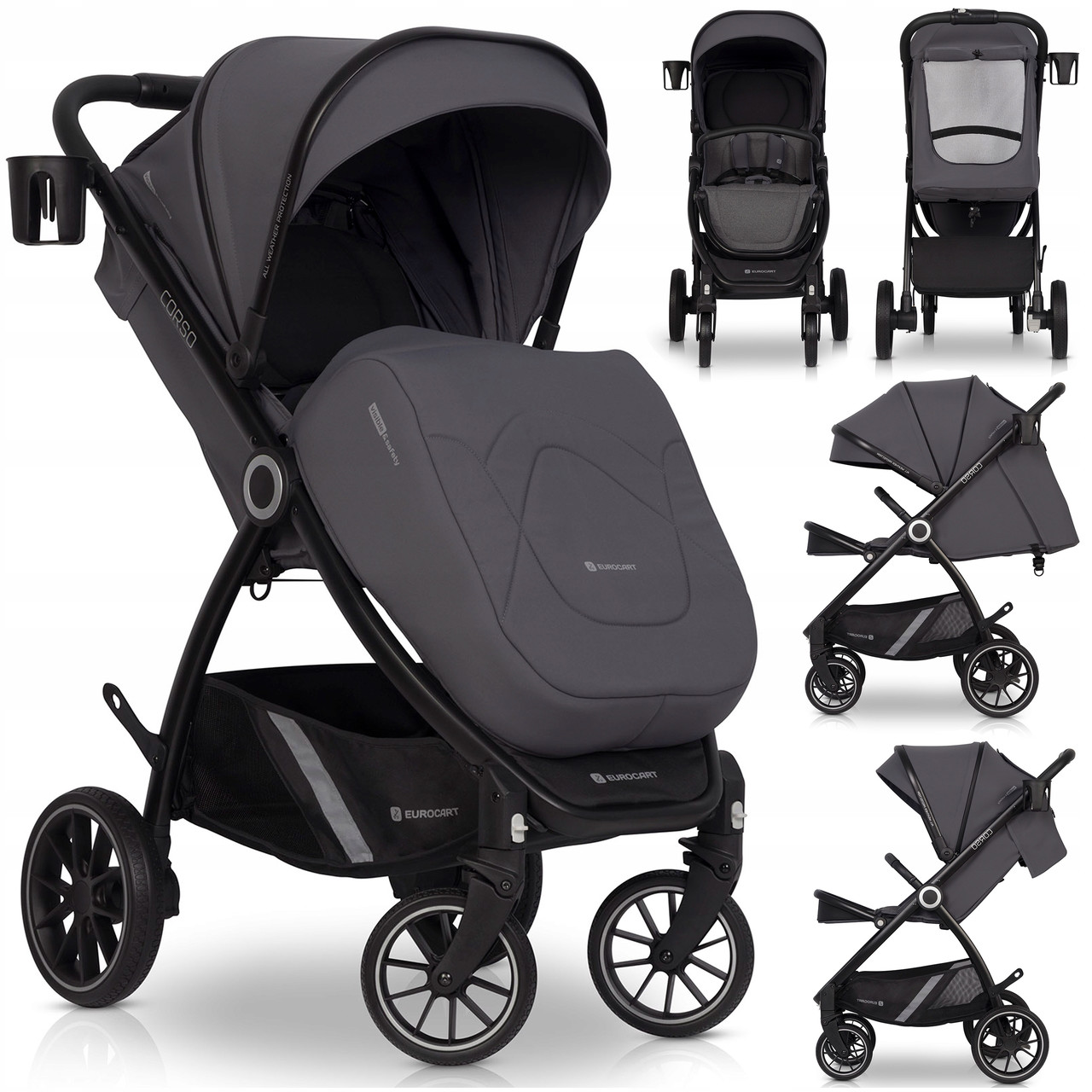 Прогулянкова коляска Euro-Cart CORSO