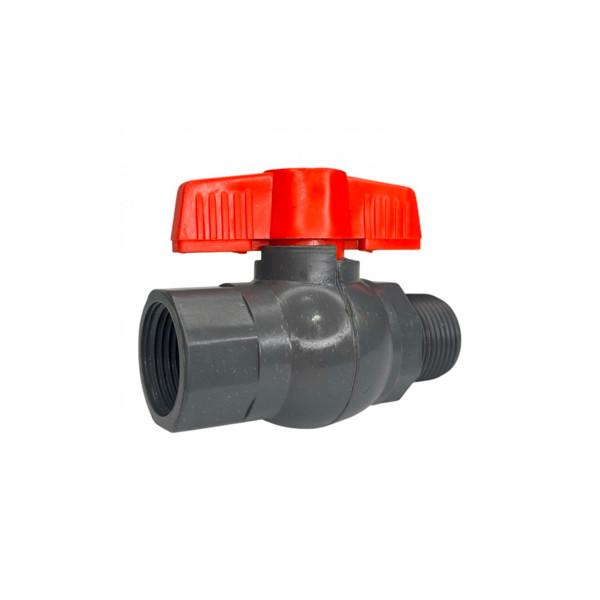 Кран для поливу ПВХ кульовий з різьбленням 1 1/4 ВЗ