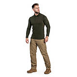 Футболка поло Texar Elite Pro Long Sleeve — Olive 30-ELPS-SH, фото 4
