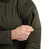 Футболка поло Texar Elite Pro Long Sleeve — Olive 30-ELPS-SH, фото 5