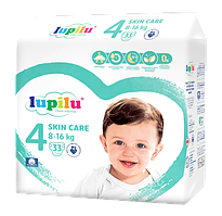Підгузки Lupilu Skin Care 4 (8-16кг) 33шт