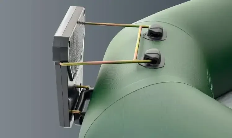 Навісний транець для гребних човнів Колібрі, фото 1