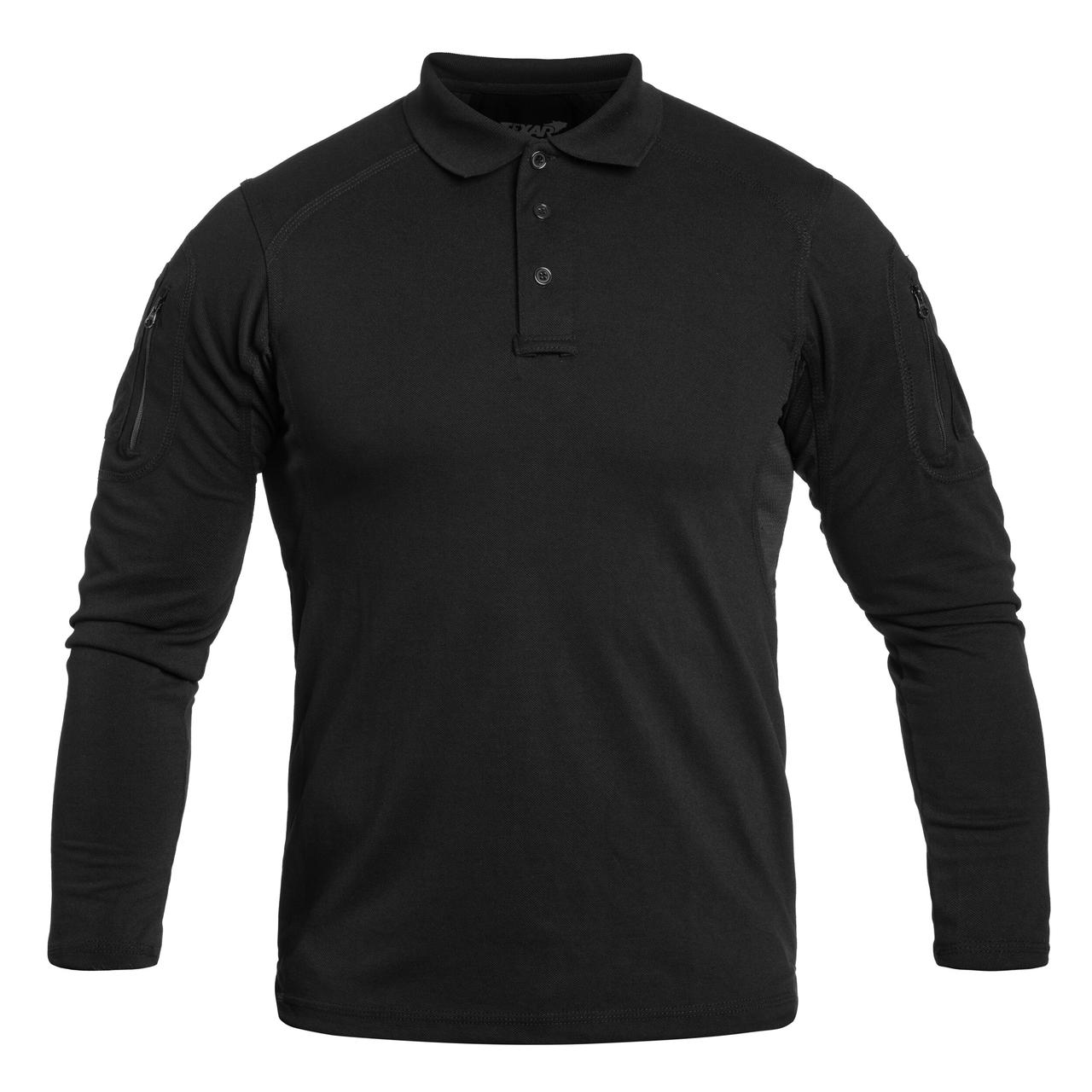 Футболка поло Texar Elite Pro Long Sleeve black 30-ELPS-SH-BL