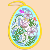 Схема для вишивки бісером  ТМ Марічка Великодня іграшка. Квіткова галявина  ІКБ-057