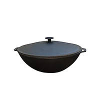 Сковорода KZ8 чавунна з кришкою 8 л