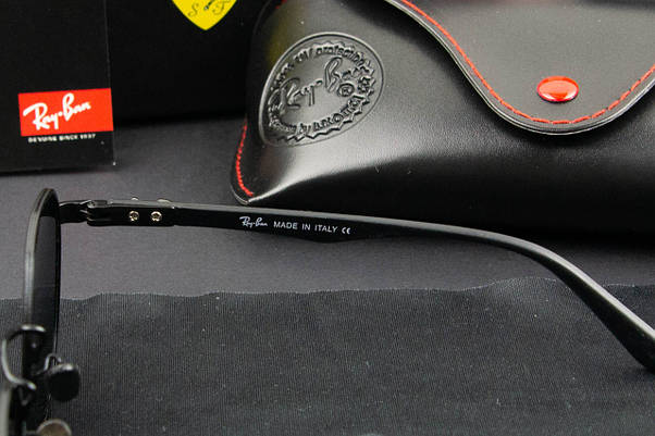 Сонцезахисні окуляри RAY BAN Ferrari поляризаційні UV400 (арт. RB0303-P) чорний, фото 6
