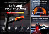 MEILAN X5 Велоліхтар (Бездротовий пульт, Лазерний габарит, Стоп сигнал, Покажчик поворотів), фото 5