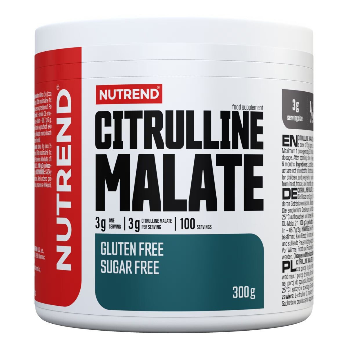 Амінокислота Nutrend CITRULLINE MALATE, 300 g
