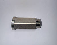 Подовжувач 1/2"в х 1/2"н х 50мм латунний з покриттям (нікель)