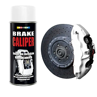 Фарба аерозоль для гальмівних супортів "DECO COLOR" Біла 400мл