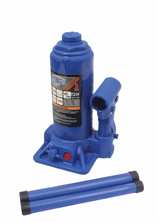 Домкрат гідравлічний (пляшковий) 5 т 180-340 мм SATRA S-BJ5T, фото 1