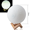 Настільний світильник Місяць 10,5см, с USB, Magic 3D Moon / Лампа місяць / Світильник нічник дитячий / Нічний місяць, фото 8