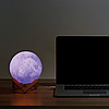Настільний світильник Місяць 10,5см, с USB, Magic 3D Moon / Лампа місяць / Світильник нічник дитячий / Нічний місяць, фото 4