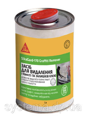 Sikagard®-170 Graffiti Remover — Засіб для видалення графіті та клею, 1 л., фото 1