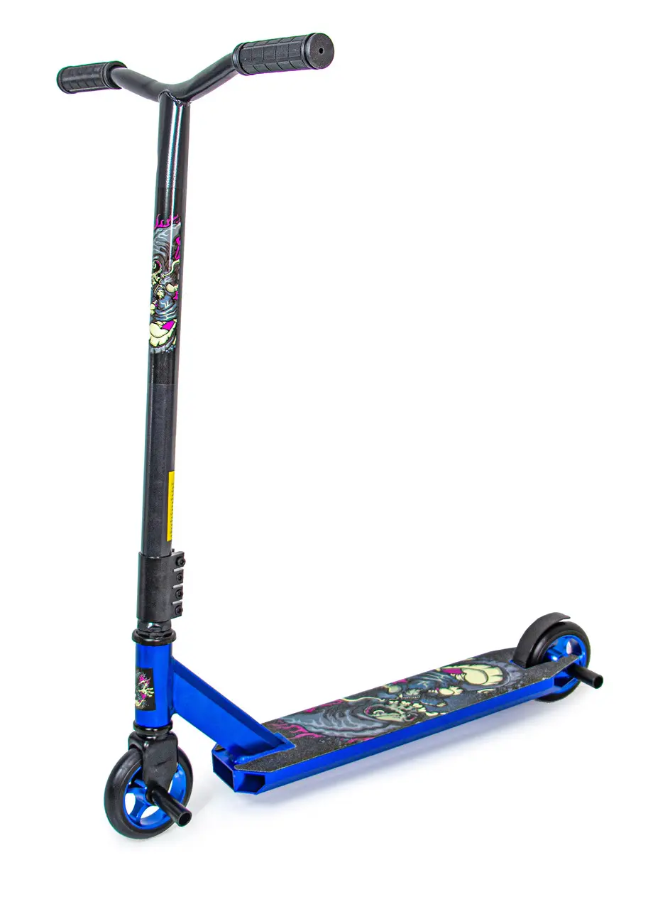 Трюковий самокат LEONE від Scale Sports на підшипниках Abec-9, 110 мм колеса, Синій