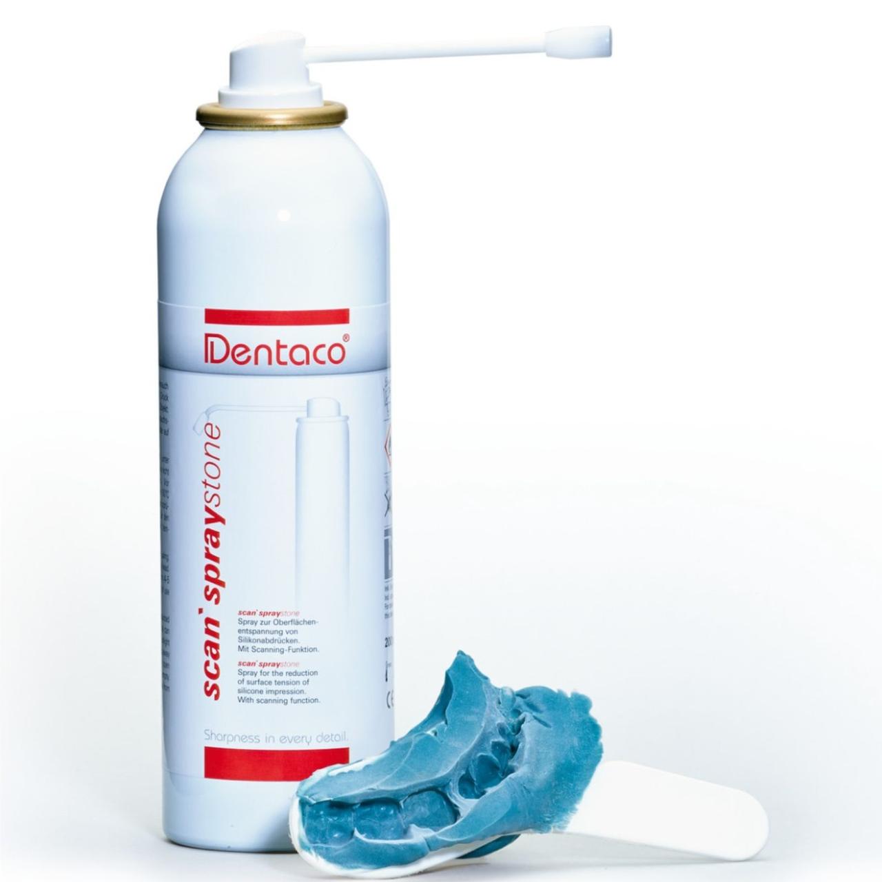 Спрей лабораторний Dentaco scan`spray stone, для 3D сканування, 200 мл.