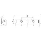 Планка з гачками TOPAZ TKB 9385-3, фото 4