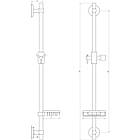 Душова стійка Globus Lux BT-1107-BB, фото 7