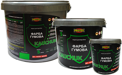 Фарба для дахів та оцинковки Панцир , Фарба гумова Каучук