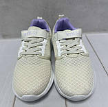 Літні тканинні дитячі кросівки Stilli для дівчинки бежеві 32-37, фото 5