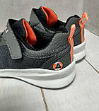 Літні тканинні дитячі кросівки Stilli для хлопчика сірі 32, фото 3