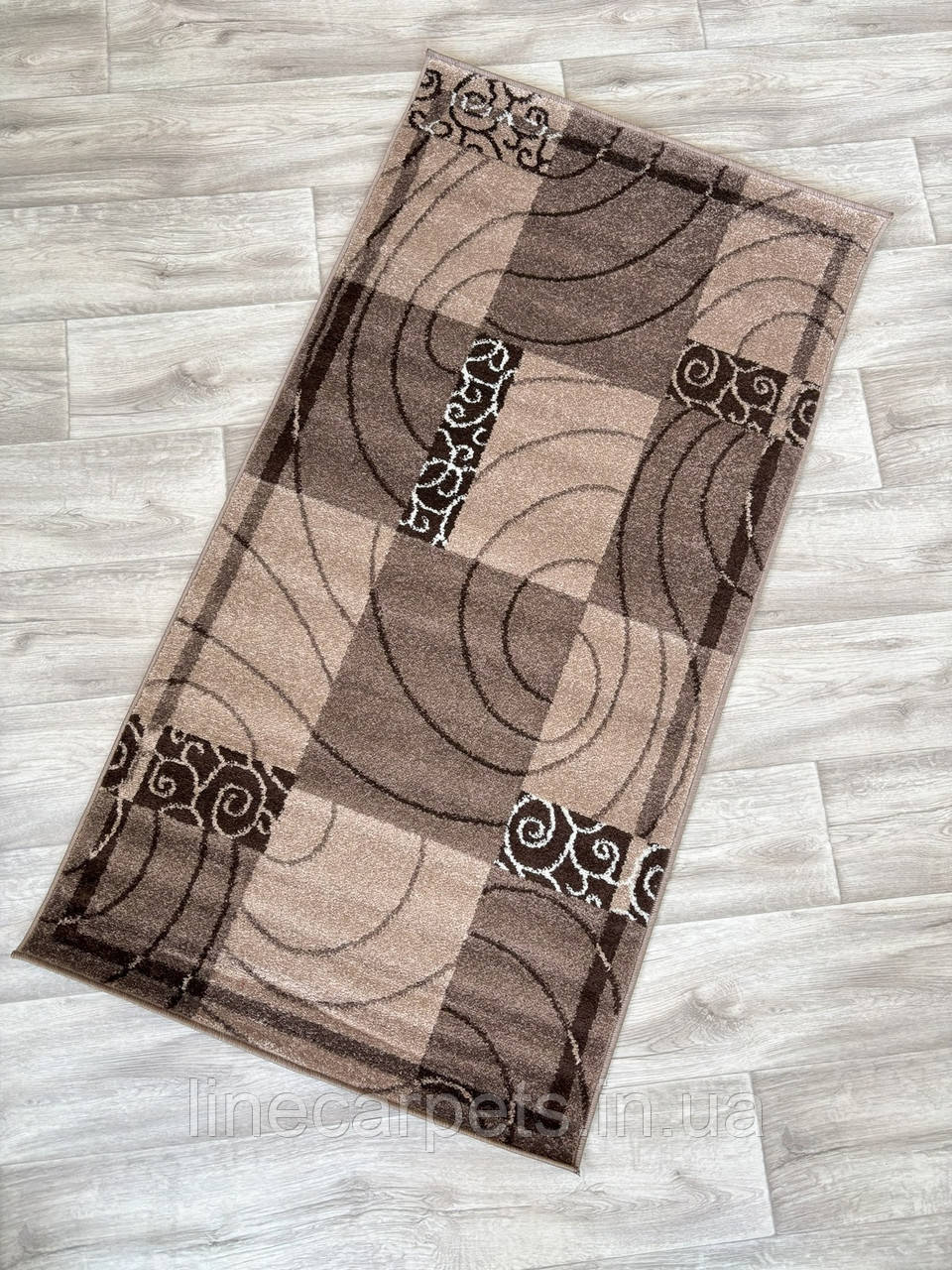 Сучасний килим не дорогий килим Camino 02578A BEIGE-VISONE