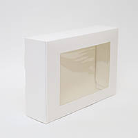 Коробка для еклерів із віконцем без вставки 265*180*65