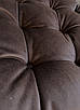 Подушка для стільців (40x40х5 см) Decorator Velour колір венге 84-120, фото 6
