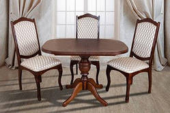 Стіл обідній розкладний дерев'яний Тріумф Горіх італійський