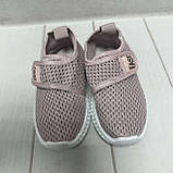 Дитячі кросівки на дівчинку Vesnoe сітка легенькі рожеві 21-23, фото 4