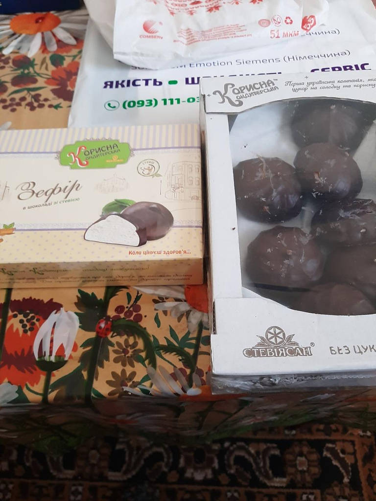 Зефір білий у шоколадній глазурі без цукру зі стевією 600 г STEVIASUN OST-211 - фото покупців 1