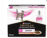 Корм вологий з лососем для котів Purina Pro Plan Vet Diets UR Urinary при хворобах сечовивідних шляхів 85 г, фото 3