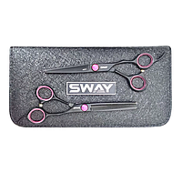 Набір перукарських ножиць Sway Art Pink 305 розмір 6 (110 305R set 6,0")