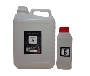 Епоксидна смола Redikol 5 кг+затверджувач. Прозора смола