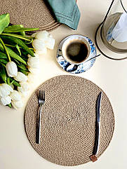 Плейсмат із джуту 35 см для вашого ідеального сервірування