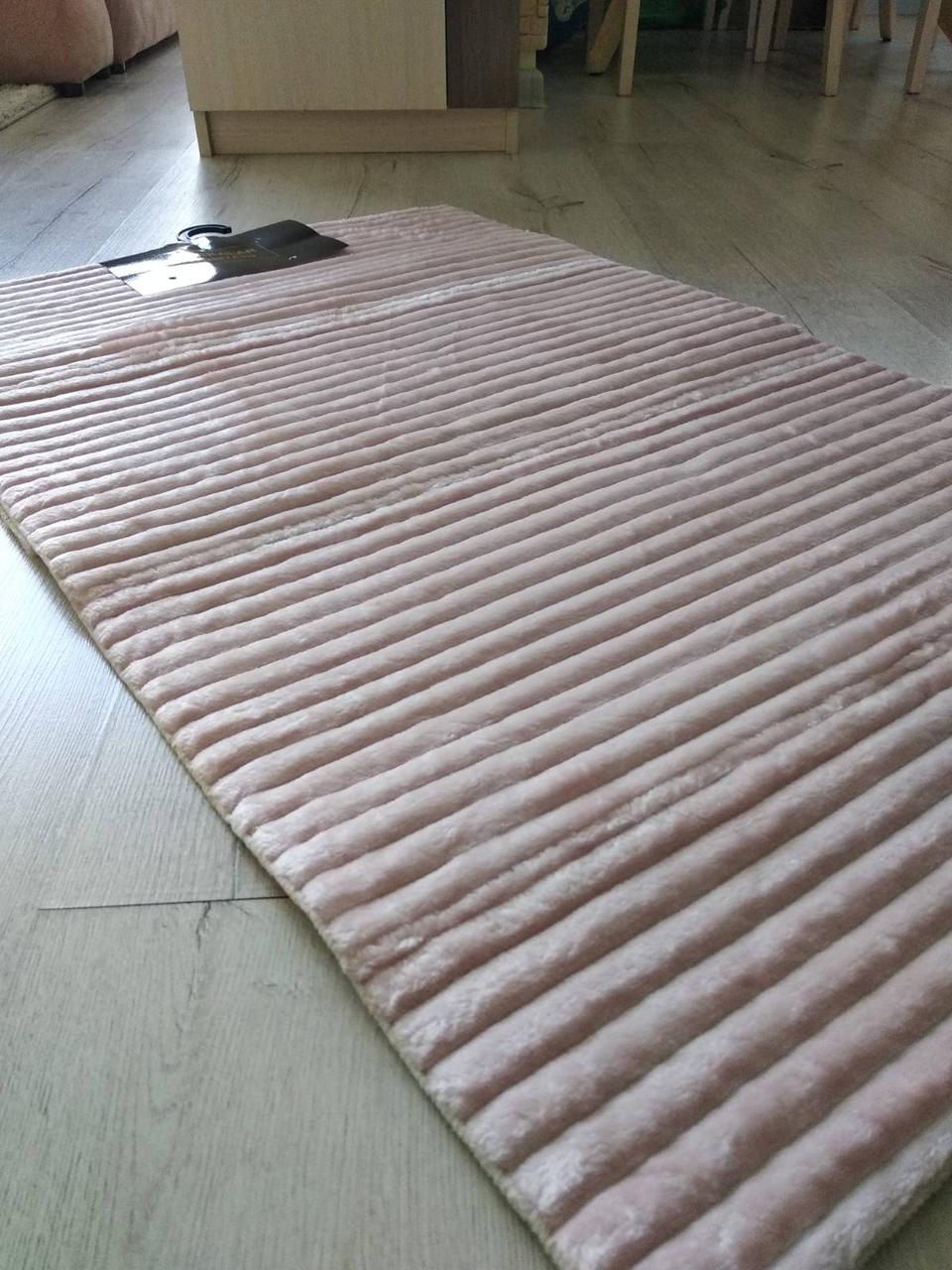 Набір килимків прогумованих для ванної кімнати MARKALAR Туреччина пудра, фото 1