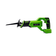 Потужна пила шабельна акумуляторна Felso SS20BL : без АКБ, щітковий двигун, 2800 об/хв, дерево, сталь