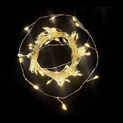 Гірлянда ел.волосінь жовта 5м Їжак 2-25 (6101), фото 1